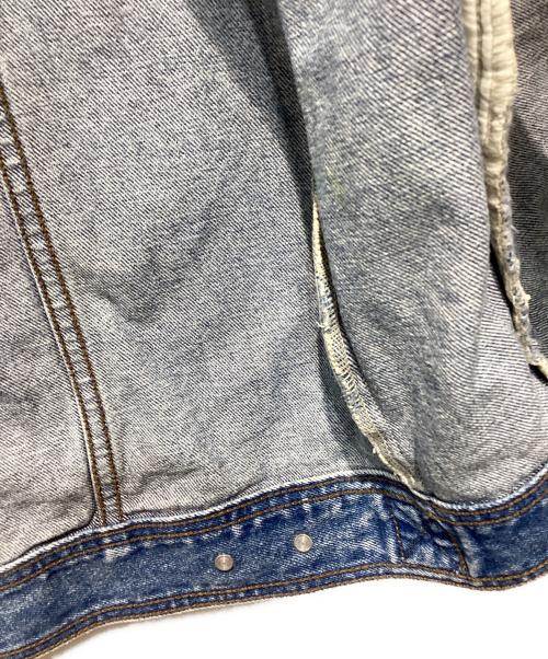 HARLEY-DAVIDSON（ハーレーダビッドソン）HARLEY-DAVIDSON (ハーレーダビッドソン) ノースリーブデニムジャケット スカイブルー サイズ:Lの古着・服飾アイテム