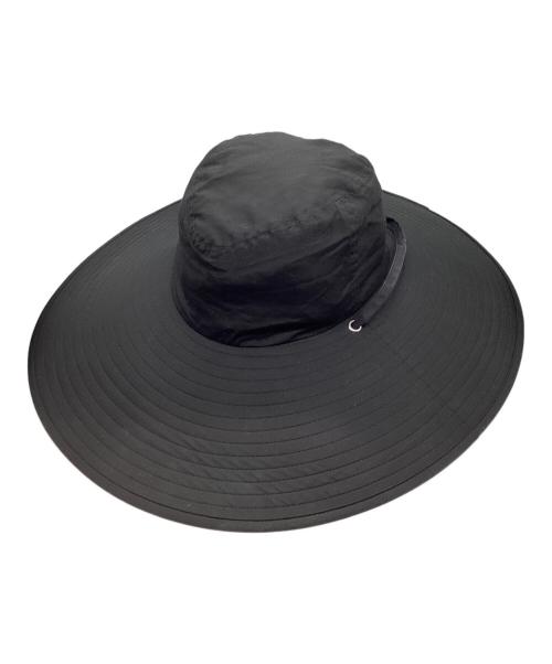 kijima takayuki（キジマタカユキ）KIJIMA TAKAYUKI (キジマタカユキ) COTTON TRO WIDE BRIM SOFT HAT ブラックの古着・服飾アイテム