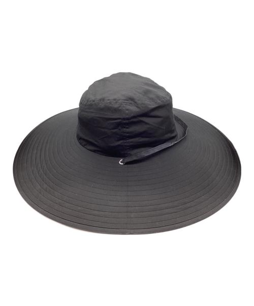 kijima takayuki（キジマタカユキ）KIJIMA TAKAYUKI (キジマタカユキ) COTTON TRO WIDE BRIM SOFT HAT ブラックの古着・服飾アイテム