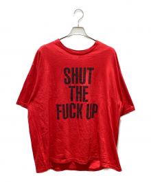 SUPREME×NUMBER (N)INE（シュプリーム×ナンバーナイン）の古着「Shut Up Tee」｜レッド
