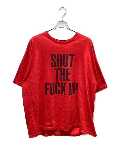 SUPREME（シュプリーム）Supreme (シュプリーム) NUMBER (N)INE (ナンバーナイン) Shut Up Tee レッド サイズ:XXLの古着・服飾アイテム