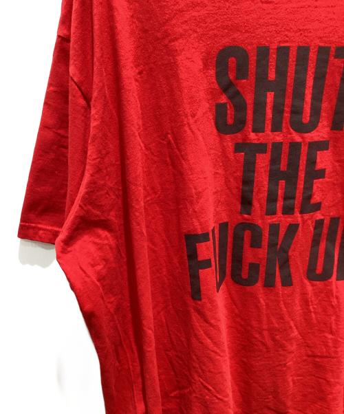 SUPREME（シュプリーム）Supreme (シュプリーム) NUMBER (N)INE (ナンバーナイン) Shut Up Tee レッド サイズ:XXLの古着・服飾アイテム