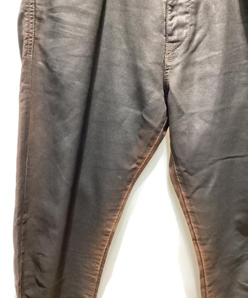 DIESEL（ディーゼル）DIESEL (ディーゼル) D-STRUKT JOGG/コーティングパンツ ブラウン×ブラック サイズ:W32の古着・服飾アイテム