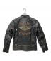 HARLEY-DAVIDSON (ハーレーダビッドソン) Triple Vent Detonator Distressed Leather Jacket ブラック サイズ:M：25000円