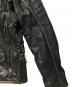 中古・古着 HARLEY-DAVIDSON (ハーレーダビッドソン) Triple Vent Detonator Distressed Leather Jacket ブラック サイズ:M：25000円