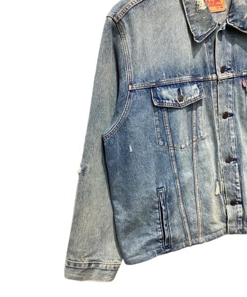 LEVI'S（リーバイス）LEVI'S (リーバイス) ダメージデニムジャケット インディゴ サイズ:４XLの古着・服飾アイテム