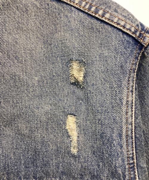 LEVI'S（リーバイス）LEVI'S (リーバイス) ダメージデニムジャケット インディゴ サイズ:４XLの古着・服飾アイテム