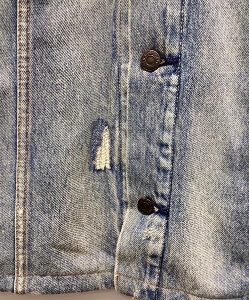 LEVI'S（リーバイス）LEVI'S (リーバイス) ダメージデニムジャケット インディゴ サイズ:４XLの古着・服飾アイテム