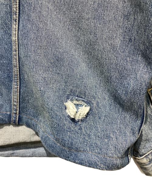 LEVI'S（リーバイス）LEVI'S (リーバイス) ダメージデニムジャケット インディゴ サイズ:４XLの古着・服飾アイテム