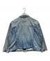 LEVI'S (リーバイス) ダメージデニムジャケット インディゴ サイズ:４XL：14000円
