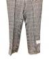 中古・古着 Thom Browne (トムブラウン) リネンチェックパンツ グレー サイズ:不明：10000円