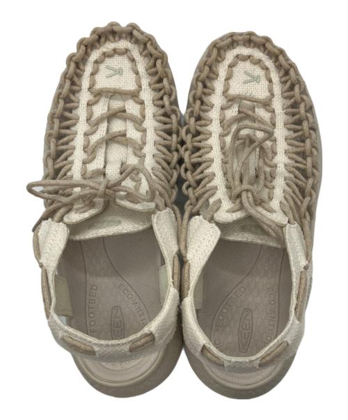 KEEN（キーン）KEEN (キーン) ウィメンズ ユニーク アストリア キャンバス ベージュ サイズ:25の古着・服飾アイテム