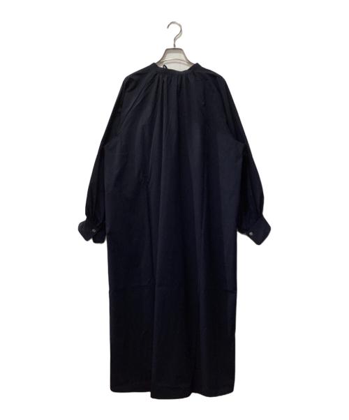UNFILO（アンフィーロ）UNFILO (アンフィーロ) コンフォート シャツワンピース ネイビー サイズ:Mの古着・服飾アイテム