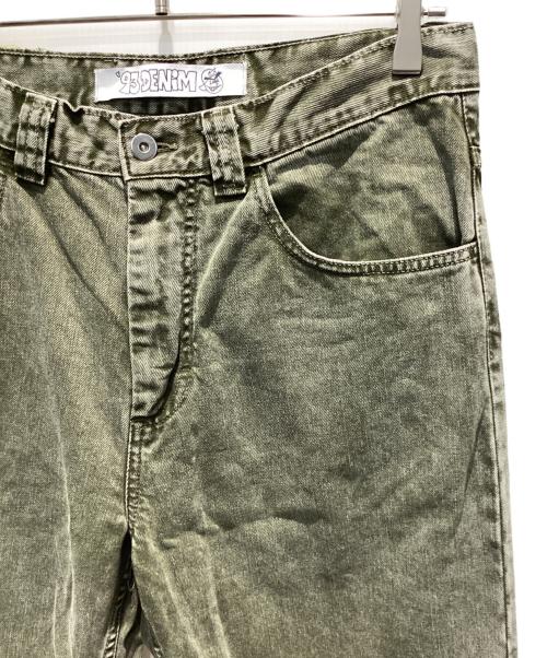 POLAR SKATE CO.（ポーラースケートカンパニー）POLAR SKATE CO. (ポーラースケートカンパニー) 93DENIM/カラーデニムパンツ グレー サイズ:W30 L30の古着・服飾アイテム