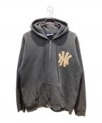 ）の古着「NH Logo Zip Hoodie 」｜グレー