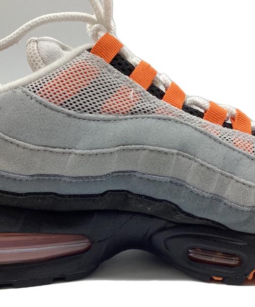 NIKE（ナイキ）NIKE (ナイキ) AIR MAX95 グレー×オレンジ サイズ:27の古着・服飾アイテム