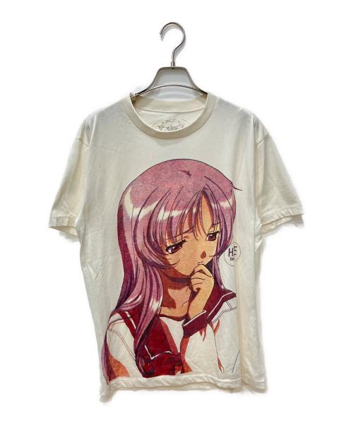 WORK（ワークス）WORK (ワークス) TO HEART 姫川琴音 Tシャツ アイボリー サイズ:Mの古着・服飾アイテム