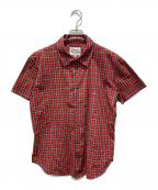 Vivienne Westwood manヴィヴィアン ウェストウッド マン）の古着「半袖チェックシャツ」｜レッド