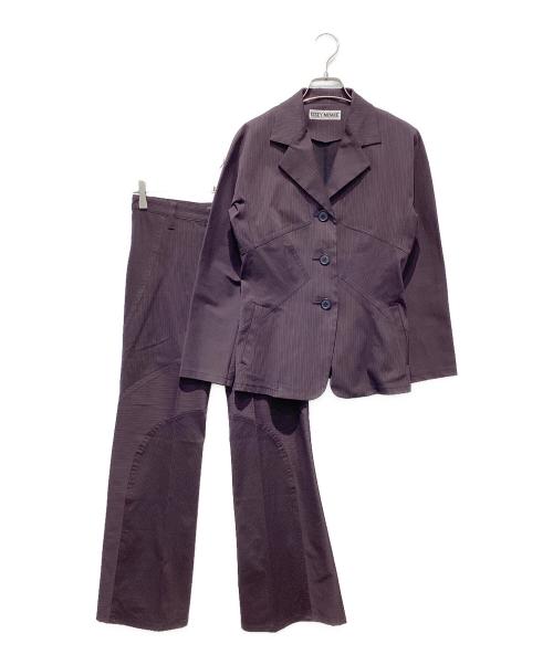 ISSEY MIYAKE（イッセイミヤケ）ISSEY MIYAKE (イッセイミヤケ) パンツセットアップ  パープル サイズ:1の古着・服飾アイテム