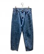 Carhartt WIPカーハート ワーク イン プログレス）の古着「DUCK LANDON PANT」｜ネイビー
