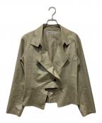 ISSEY MIYAKEイッセイミヤケ）の古着「デザインジャケット」｜ベージュ