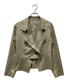 ISSEY MIYAKE（イッセイミヤケ）の古着「デザインジャケット」｜ベージュ