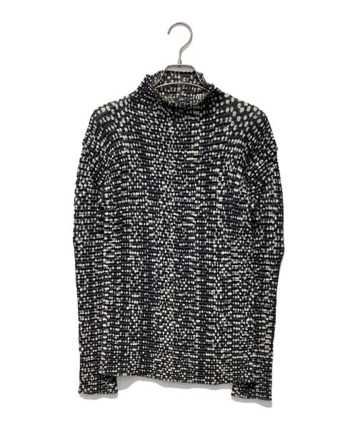 ISSEY MIYAKE（イッセイミヤケ）ISSEY MIYAKE (イッセイミヤケ) プリーツカットソー グレー サイズ:Lの古着・服飾アイテム