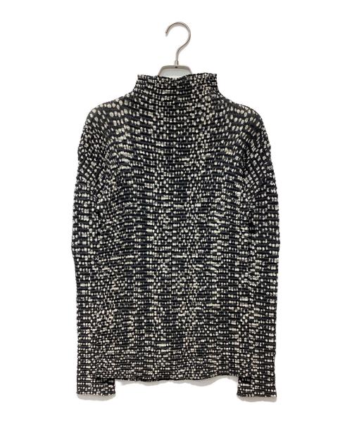 ISSEY MIYAKE（イッセイミヤケ）ISSEY MIYAKE (イッセイミヤケ) プリーツカットソー グレー サイズ:Lの古着・服飾アイテム