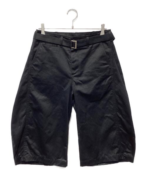 sacai（サカイ）sacai (サカイ) Cotton Chino Pants ブラック サイズ:1の古着・服飾アイテム
