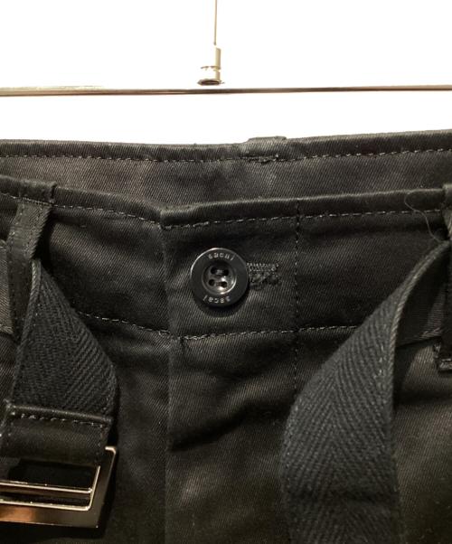 sacai（サカイ）sacai (サカイ) Cotton Chino Pants ブラック サイズ:1の古着・服飾アイテム