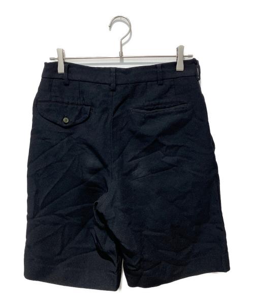 COMME des GARCONS HOMME DEUX（コムデギャルソン オム ドゥ）COMME des GARCONS HOMME DEUX (コムデギャルソン オム ドゥ) 染色加工縮絨ハーフパンツ ブラック サイズ:XSの古着・服飾アイテム