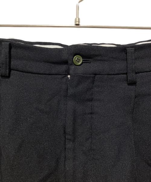 COMME des GARCONS HOMME DEUX（コムデギャルソン オム ドゥ）COMME des GARCONS HOMME DEUX (コムデギャルソン オム ドゥ) 染色加工縮絨ハーフパンツ ブラック サイズ:XSの古着・服飾アイテム
