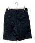 COMME des GARCONS HOMME DEUX (コムデギャルソン オム ドゥ) 染色加工縮絨ハーフパンツ ブラック サイズ:XS：16000円
