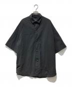 teatoraテアトラ）の古着「CARTRIDGE SHIRT S/S - DR」｜ブラック