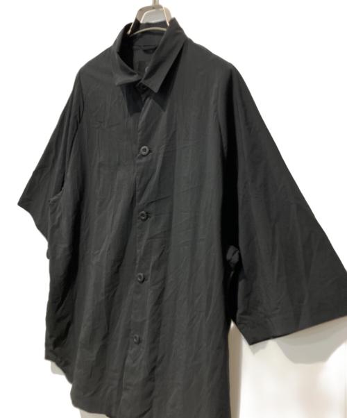 teatora（テアトラ）teatora (テアトラ) CARTRIDGE SHIRT S/S - DR ブラック サイズ:３の古着・服飾アイテム