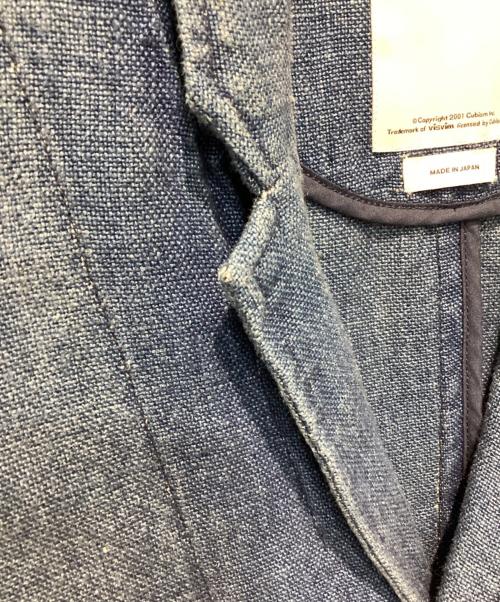 VISVIM（ビズビム）VISVIM (ビズビム) ACADEMIA BLAZER ネイビー サイズ:2の古着・服飾アイテム