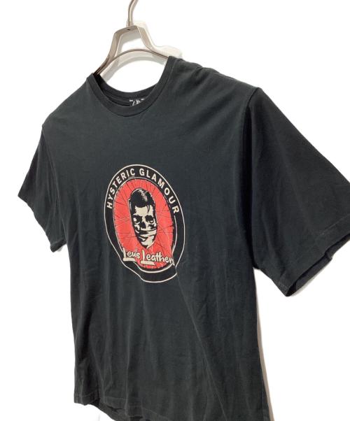Hysteric Glamour（ヒステリックグラマー）Hysteric Glamour (ヒステリックグラマー) Lewis Leathers (ルイスレザース) ロッカーズ Tシャツ ブラック サイズ:XLの古着・服飾アイテム