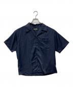 NEIGHBORHOODネイバーフッド）の古着「SOLID COLOR HAWAIIAN SHIRT」｜ネイビー