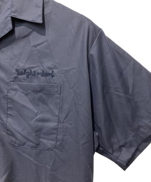 NEIGHBORHOOD（ネイバーフッド）NEIGHBORHOOD (ネイバーフッド) SOLID COLOR HAWAIIAN SHIRT ネイビー サイズ:L 未使用品の古着・服飾アイテム