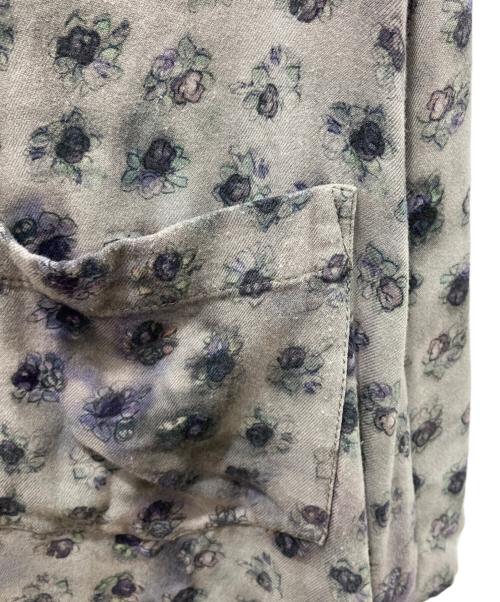 Acne studios（アクネ ストゥディオズ）Acne studios (アクネ ストゥディオズ) Flower Rayon Shirt グレー サイズ:48の古着・服飾アイテム