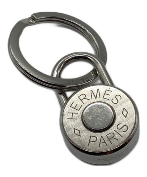 HERMES（エルメス）HERMES (エルメス) クルー・ド・セル キーリング シルバーの古着・服飾アイテム