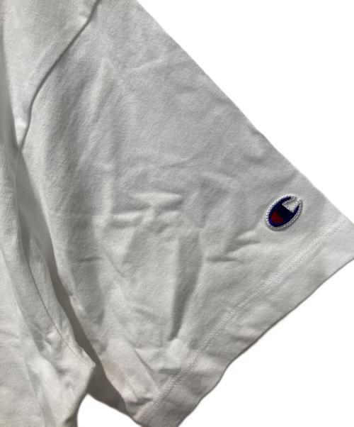 Champion（チャンピオン）Champion (チャンピオン) MINNANO (ミンナノ) プリントTシャツ ホワイト サイズ:Mの古着・服飾アイテム