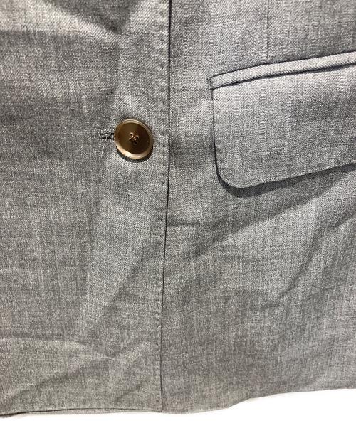 AURALEE（オーラリー）AURALEE (オーラリー) BLUEFACED WOOL DOUBLE-BREASTED JACKET グレーの古着・服飾アイテム