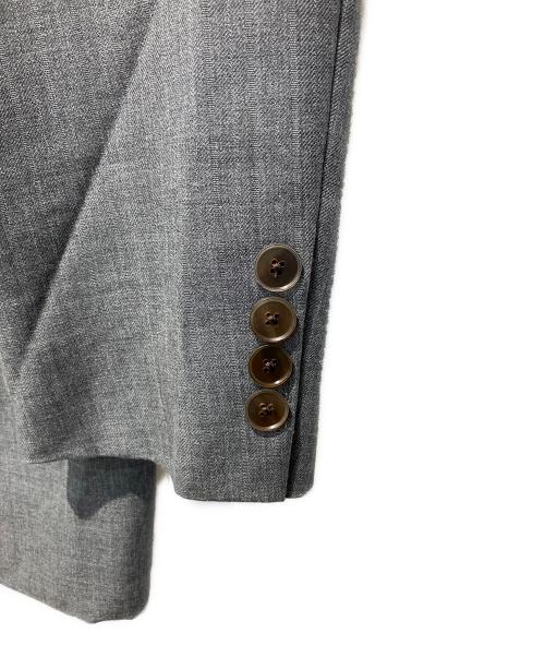 AURALEE（オーラリー）AURALEE (オーラリー) BLUEFACED WOOL DOUBLE-BREASTED JACKET グレーの古着・服飾アイテム