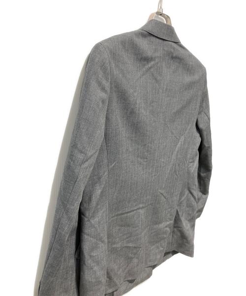 AURALEE（オーラリー）AURALEE (オーラリー) BLUEFACED WOOL DOUBLE-BREASTED JACKET グレーの古着・服飾アイテム