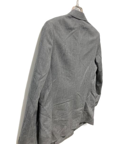 AURALEE（オーラリー）AURALEE (オーラリー) BLUEFACED WOOL DOUBLE-BREASTED JACKET グレーの古着・服飾アイテム