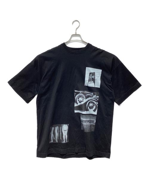 ALMOSTBLACK（オールモストブラック）ALMOSTBLACK (オールモストブラック) プリントTシャツ ブラック サイズ:1の古着・服飾アイテム
