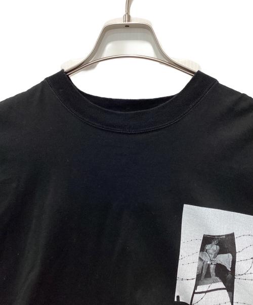 ALMOSTBLACK（オールモストブラック）ALMOSTBLACK (オールモストブラック) プリントTシャツ ブラック サイズ:1の古着・服飾アイテム