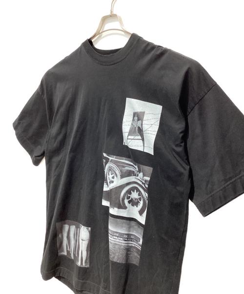 ALMOSTBLACK（オールモストブラック）ALMOSTBLACK (オールモストブラック) プリントTシャツ ブラック サイズ:1の古着・服飾アイテム