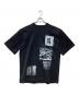 ALMOSTBLACK（オールモストブラック）の古着「プリントTシャツ」｜ブラック